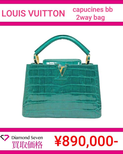 ルイ・ヴィトン「カプシーヌ BB / N92175 クロコダイル 2WAYバッグ