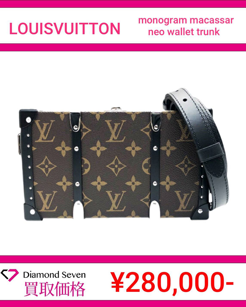 ルイ・ヴィトン「モノグラム・マカサー ネオ ウォレット トランク」