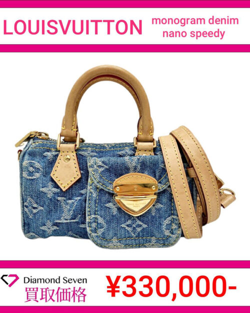 ルイ・ヴィトン「モノグラム デニム ネオ・スピーディ」 / ミニボストン ハンドバッグ
