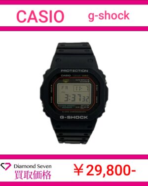 カシオ「G-SHOCK DW-5000R-1AJF」 ／ 初代G-SHOCK復刻モデル